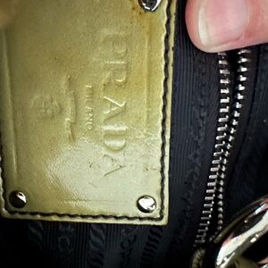 Prada Ombré bag. Olive color.
